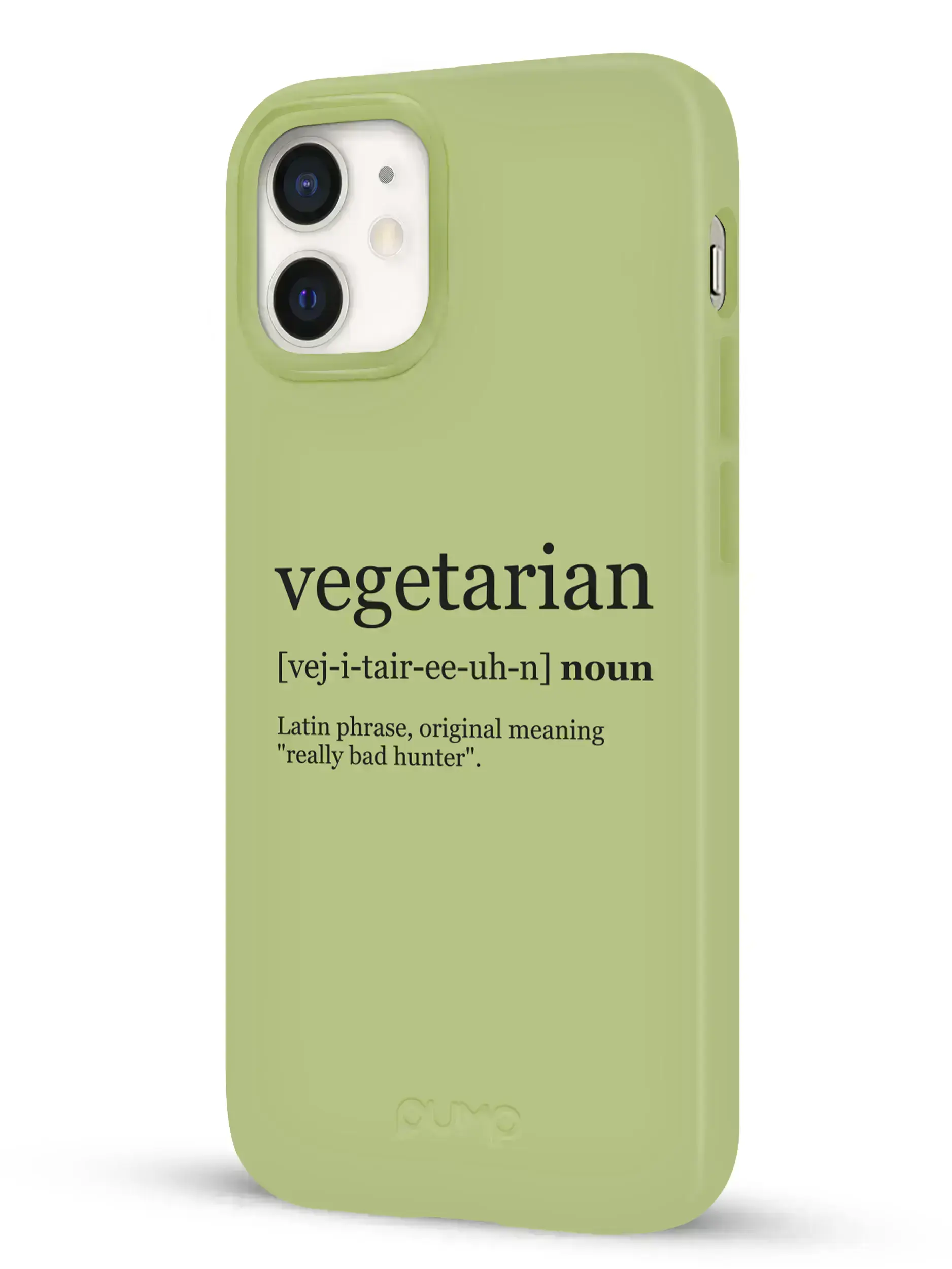 Чохол Pump Silicone Minimalistic Case for iPhone 12 mini - Vegetarian Wiki (PMSLMN12(5.4)-4/253)